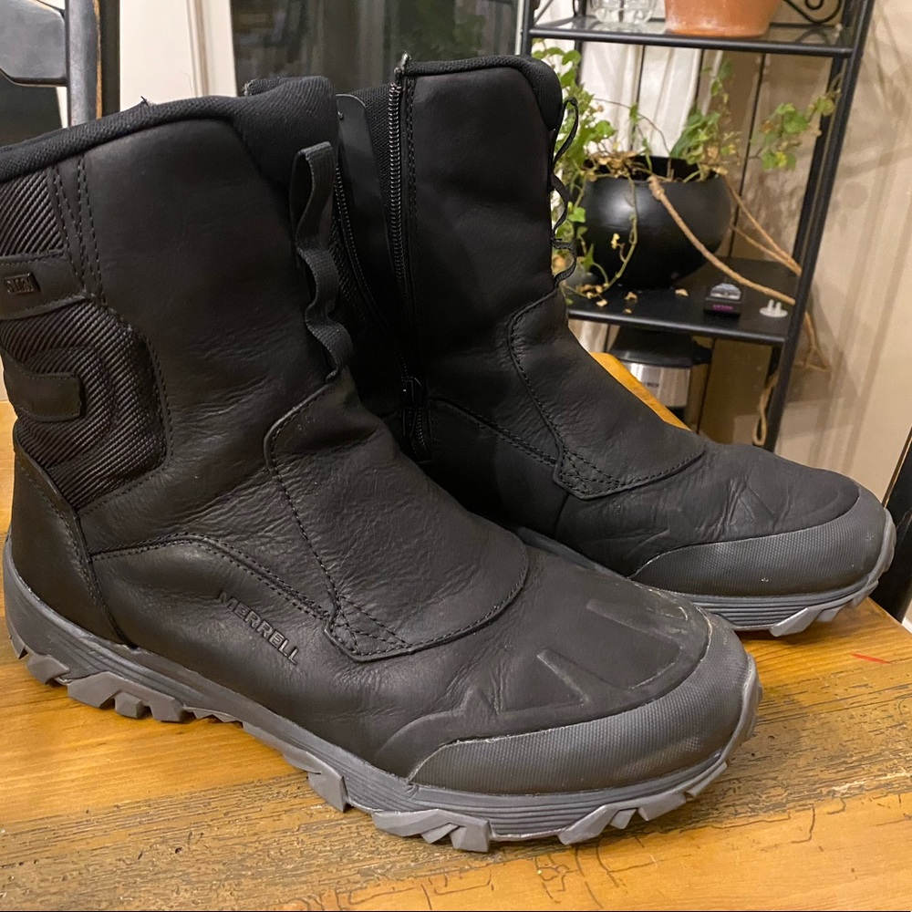 Merrell Men's Coldpack Ice+ 8" Zip Polar Waterproof Snow Boot